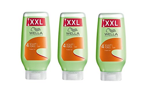 3 x Wella High Hair Sculpt Force Flubber XXL 250 ml