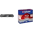 Panasonic DMR-UBT1EC-K Registratore / Lettore Blu-Ray Ultra HD 4K PRO HDR, Processore HCX, Nero & Verbatim BD-RE 25GB Blu-ray