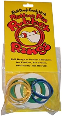 Rolling Hills C-34 Rubber Rolling Pin Rings, Brown