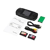  Gugutogo PVP 3000 Spielkonsole mit 89 tragbaren Spiele mit 2,8-Zoll-LCD-Spieler, Handheld Schwarz