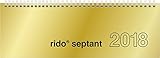 rido/idé 703612191 Tischkalender/Querterminbuch septant, 2...