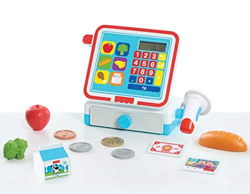 JP Other- Fisher Price Cash Register Set Jouet, JPL93515, Multicolore