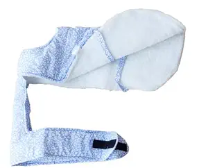 Best Dogista Winter Dog Coat Jacket with Heavy Fur Ultra Warm Wind & Water Proof in Polka dot Cloth Sky 10 inch Small