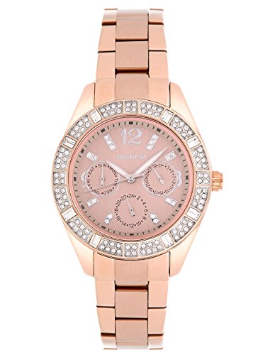 Quantum Impulse cronógrafo de Cuarzo para Mujer-Reloj con Revestimiento de Acero IML352, 25