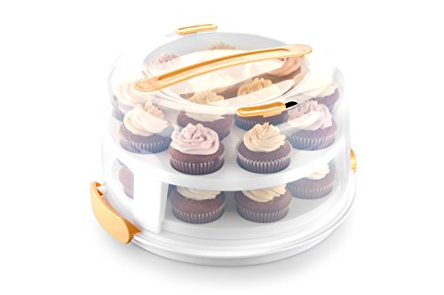 Tescoma 630847 Muffin-Servierbrett mit Haube Delicia, Durchmesser 34 cm - 2