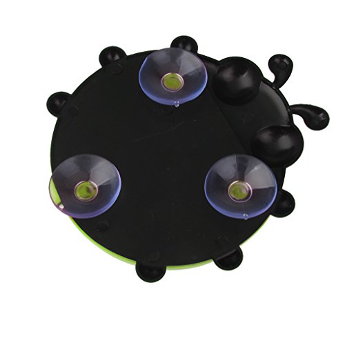 Porte-Brosses--Dents-Forme-de-Coccinelle-Support-Rangement--Ventouse-Dcoration-de-Salle-de-Bain-Enfant-Vert