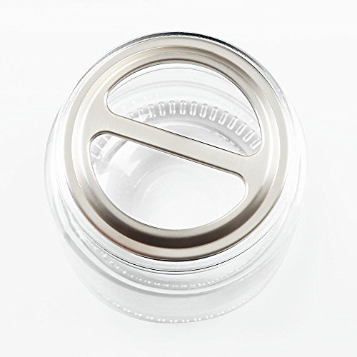 Interdesign 24210EU Westport Zahnbürstenhalter aus Glas, durchsichtig/gebürstet - 5