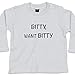 Bitty, Want Bitty - Funny Baby T-shirts, 12 to 18 mths, White