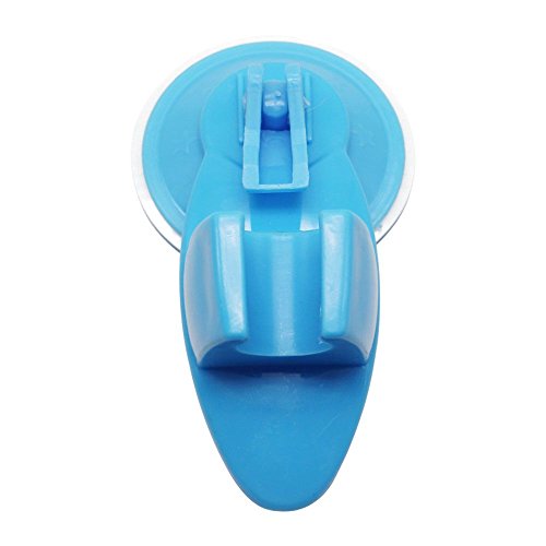 GGG Beweglich Universell Badezimmer Duschkopf Halter Vakuum Saugfuß Blau - 2