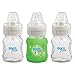 Born Free 150 ml Glass Bottles with Silicone Sleeve (Pack of 3)