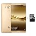 Produktbild Huawei Mate 8 4GB+128GB Smartphone Gold + 64G C10 SD Memory Card Combo 4G LTE Dual Sim Full Active Android 6.0 Octa Core 2.3GHz 6.0 inch FHD 8+16MP Fingerprint