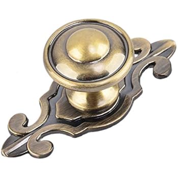 2 x Möbelknopf Möbelgriff Möbelgriffe Möbelknöpfe Griff Knopf Bronze