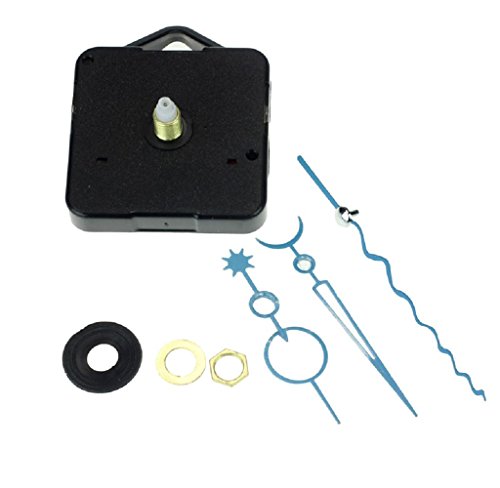 Covermason Blau Quarz Gold Uhrwerk Mechanismus DIY Reparieren Teile Gold + Hände - 2