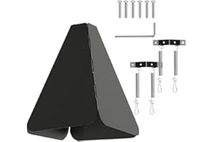 Ruani Anti-Rust Foldable Squirrel Flapper Baffle Wrap Around Squirrel Proof Baffles Black Outdoor Garden Decor