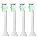 Produktbild SONICARE Ersatz-Zahnbürstenköpfe für Phillips Sonicare elektrische Sonic Zahnbürste zum Aufstecken Griffe, DiamondClean, Gummi Gesundes HealthyWhite, FlexCare, Plaque Kontrolle, 4er Pack