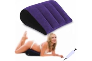 Oreiller triangulaire gonflable fixe multifonctionnel pour soutenir le dossier et l'oreiller gonflable de flocage pour réduire la contre-pression pour les hommes et les femmes oreiller de voyage