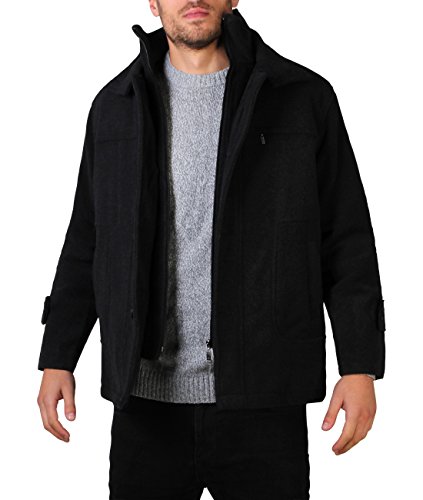 Parka Hombre Lana[Negro,M]