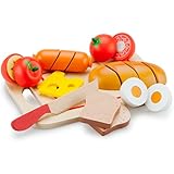 New Classic Toys 10578 Cocina y comida Estuche de juego juguete de rol para niños - juguetes de rol para niños (Cocina y comida, Estuche de juego, 1,5 año(s), Preescolar, Niño/niña, Multicolor)
