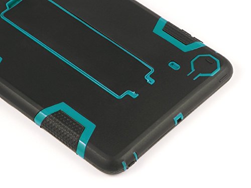iPad Mini Case, iPad Mini 2/3 Case – ULAK 3in1 Hybrid Shockproof Kickstand Case für iPad Mini 1/2/3 (Schwarz+Blau) - 5