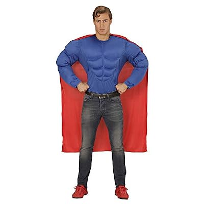 Widmann 1556 ? Super Hero musclés, bleu/rouge, taille xL