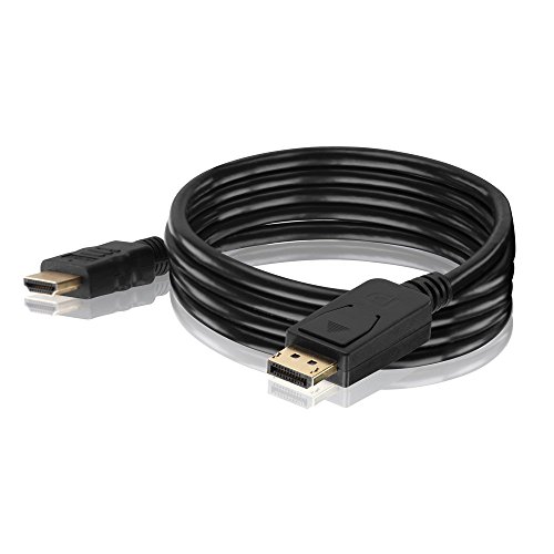 PerfectHD Premium Kabel DisplayPort Stecker – HDMI Typ A Stecker, Adapterkabel, Länge 2,0 Meter - 3