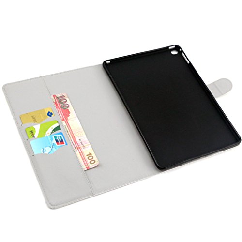 iPad Air Hülle, DEENOR PU Leder Abdeckung Stand Flip Schutzhülle Hülle für Apple iPad Air iPad 5. (Night tower) - 6