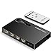 Price comparison product image UGREEN 3 Port HDMI Switch, HDMI Input Cable Switch Box Support 4K 3D 1080P with Wireless Remote Control for PS3, PS4, Laptop, PC, Xbox One, Blu-ray Player, DVD Player, TV and More