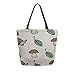 Produktbild Hedgehog Love Mushroom Tragbare Große Doppelseitige Casual Leinwand Tragetaschen Handtasche Schulter Wiederverwendbare Einkaufstaschen Reisetasche Für Frauen Männer Lebensmittelgeschäft Reise