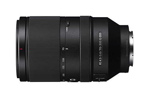 Sony SEL70300G.SYX - Objetivo Zoom telescópico (70-300mm, F4.5-5.6 G, OSS), Negro - Sony