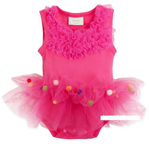 Kubee Baby Rompers Outfits Girl Ballet Dresses Toddler Infant Clothes Tutu Dress