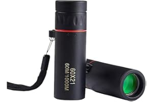 HOSUHO Pocket Monocular Telescopes-21X60 Zoom Monoscope Waterproof High Definition Monocular Telescope for Wildlife Camping Hiking