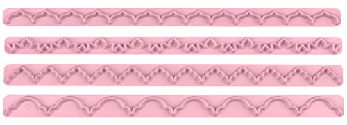 Zenker 44971 Fondant-Dekorierstab, Kunststoff, mehrfarbig, 4 Einheiten - 4
