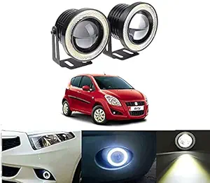 RS ENTERPRISES CARS LED Fog Lamp Angel Eye Unit for Maruti Suzuki Ritz New