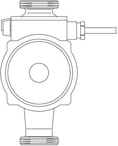 Preisvergleich Produktbild Oventrop Heizungsumwälzpumpe 130 mm DN 25 Grundfos ALPHA 2-25-60