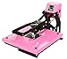 Produktbild RICOO Transferpresse Textilpresse T438M-LP Öffnungsautomatik Textildruckpresse Thermopresse Transferdruck Bügelpresse Textil T-Shirtpresse Sublimationspresse/Flexfolie und Flockfolie/Rosa Pink