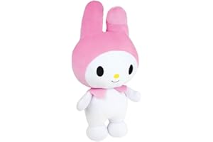 Jemini | Peluche My Melody 40 cm | Cuscino morbido rosa | Doudou Baby Lavabile | Licenza Ufficiale Sanrio | Giocattolo di Risveglio Dalla Nascita | Idea Regalo Bambina Compleanno Natale | 024568