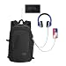 Produktbild Laptop Rucksack 15,6 Zoll,Leichtgewicht Computer Rucksack Schulrucksack Daypack Wasserabweisende Laptoptasche mit USB-Ladeanschluss für Reisen/Business/College/Frauen/Männer-Kohle Schul (Schwarz)
