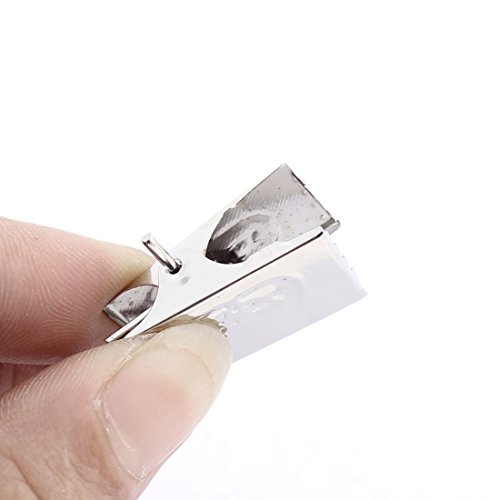 sourcingmap® 60stk Fenster Metall-Clip Vorhang Klammer Gardinen Stab Haken Clips Klemmen - 3