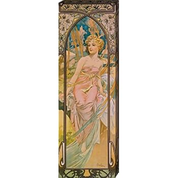 Alphonse Mucha Poster „Der Morgen“ (1899) – Kunstdruck 91x30 Cm, Detailreicher Art-Nouveau-Druck Auf Hochwertigem Papier