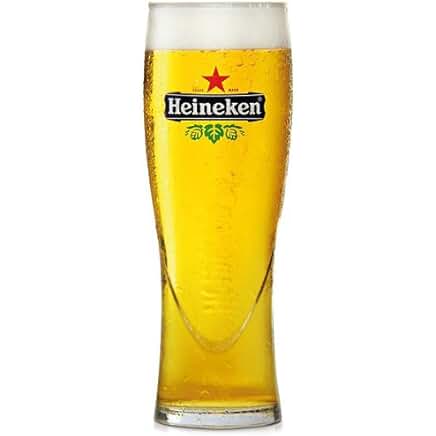 Heineken Star Ellipse Glass - Set Di 6 Bicchieri Da Birra Da 25 Cl Originali - Foto 4