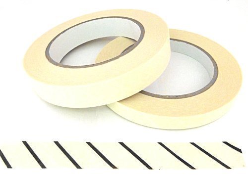 DCTattoo - STEAM STERILISATION INDICATOR TAPE Autoclave Sterile TATTOO PIERCING 50m Roll (19mm)
