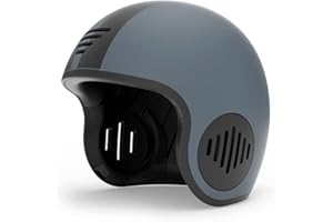 Chillafish Bobbi ABS hard-shell multi-sport certified helmet, size XS, adjustable and integrated chinstrap and size adjuster, optimized airflow and breathability, Grey