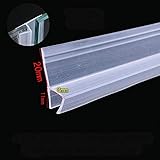 Ahorro de energía Proyecto de tapón sin marco cristal corredera Sash Protector de ducha Puerta Burlete tira de juntas de silicona 8mm 5/16 pulgada de grosor cristal 3m 9.84 pies grandes h