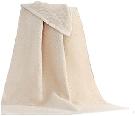 Cotton Honeycomb Towel Soft And Comfortable Adult Male And Female General Large Towel,WhiteTea