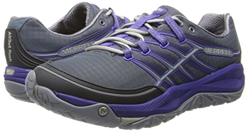 Merrell Damen ALLOUT Rush Outdoor Fitnessschuhe Mehrfarbig (Dark Slate/Blue) 37.5 EU
