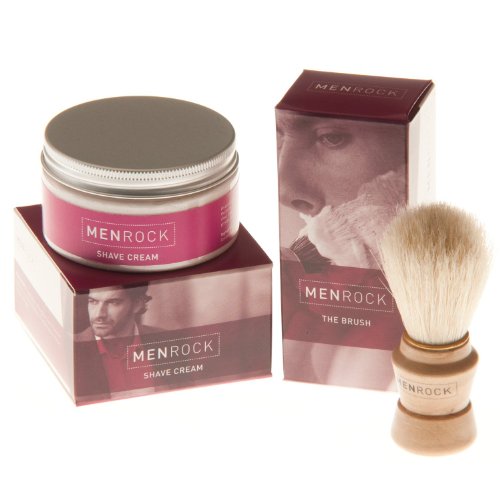 Traditional Shaving Brush and Shaving Cream Gift Set