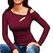 Produktbild VECDY Frauen Pullover,Schwarzer Freitag Herbst und Winter Damen Casual Cold Schulter Tops Langarm T Shirt T-Shirt Bluse Spitze Oben Schulterfreies Oberteil Lässiger Pullover