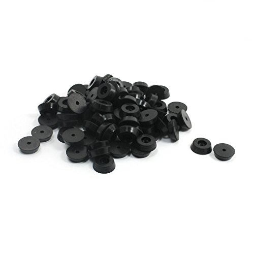 sourcingmap® Fußkappen Rohrkappen Schutzkappen Stuhlkappe Endekappe 18mm x 5mm 80 Stück