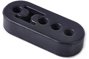 QUINNQUINN Universal Car Exhaust Hanger 4 Holes Exhaust Bracket Rubber Muffler Hanger for Protecting Car Exhaust System