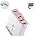 Produktbild Tankstation USB-C + 3 USB-A (87W) mit bis zu 60W USB-C PD3.0+QC4.0 Leistung - Apple-kompatibles USB-C 4 Port Ladegerät mit Power Delivery USB-C PD zum schnellen Laden von MacBook Pro , iPhone und iPad. Das ultimative USB Netzteil mit einer USB-C Buchse und 2 QC3.0 USB-A Buchsen und 1 USB-A Buchsen